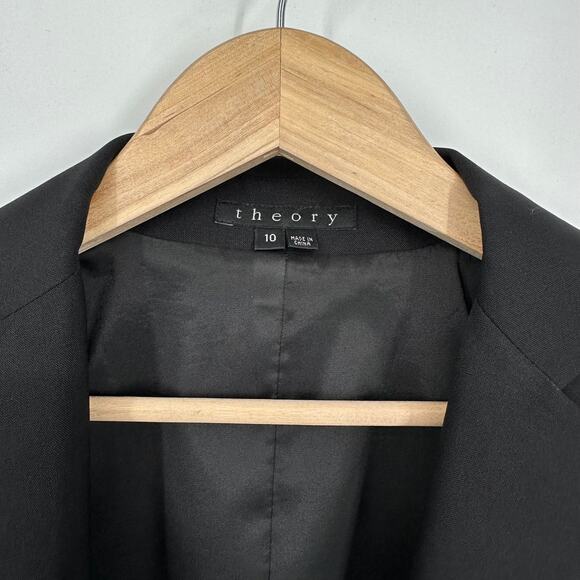 THEORY Rex V Blazer Wool Blend Single Breasted Classic Suiting Workwear Jacket - Picture 10 of 13